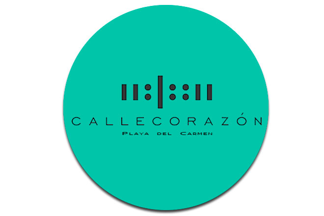 Calle Corazon Logo in Playa del Carmen, Quintana Roo