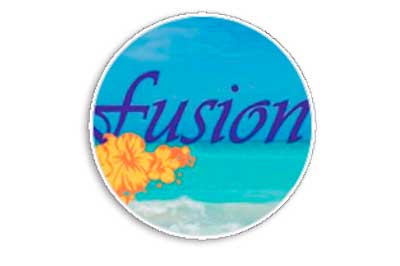 Fusion Beach Bar Cuisine Logo in Playa del Carmen, Quintana Roo