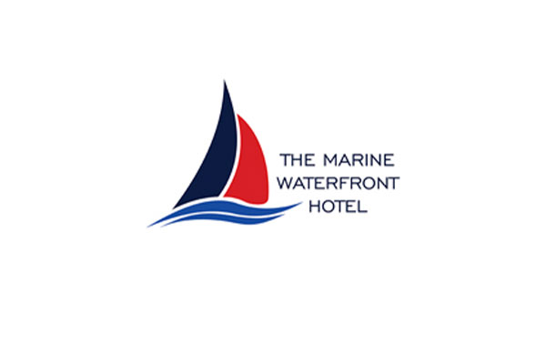 The Marine Waterfront Hotel Logo in La Paz, Baja California Sur