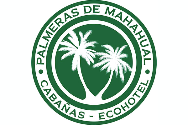 Palmeras Logo in Mahahual, Quintana Roo
