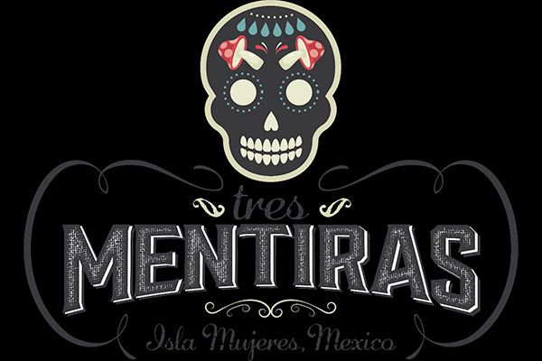 Tres Mentiras Logo in Isla Mujeres, Quintana Roo