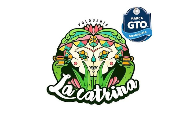Pulques La Catrina Logo in Guanajuato, Guanajuato