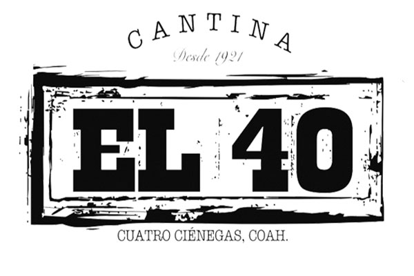 cantina el 40 Logo in Cuatro Ciénegas, Coahuila