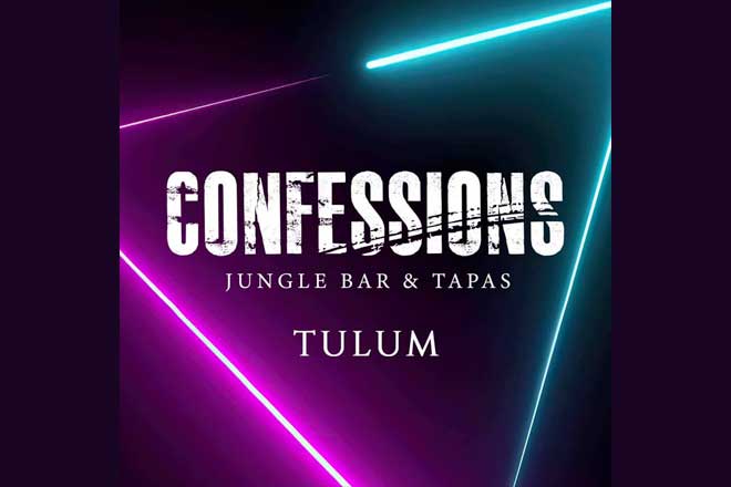Confessions Logo in Tulum, Quintana Roo