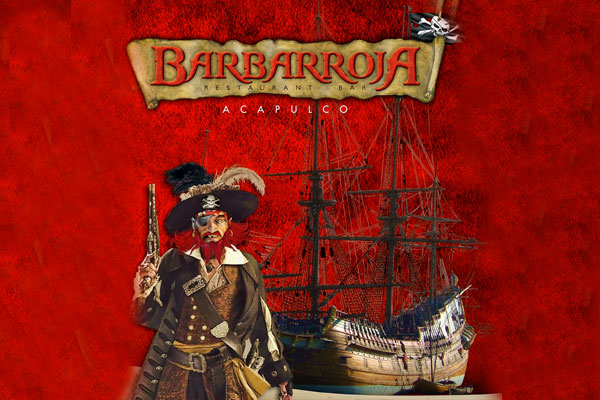 Barbaroja Logo in Acapulco, Guerrero